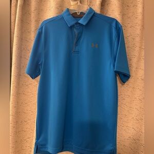Under Armour Men’s Bright Blue Short-Sleeve Polo